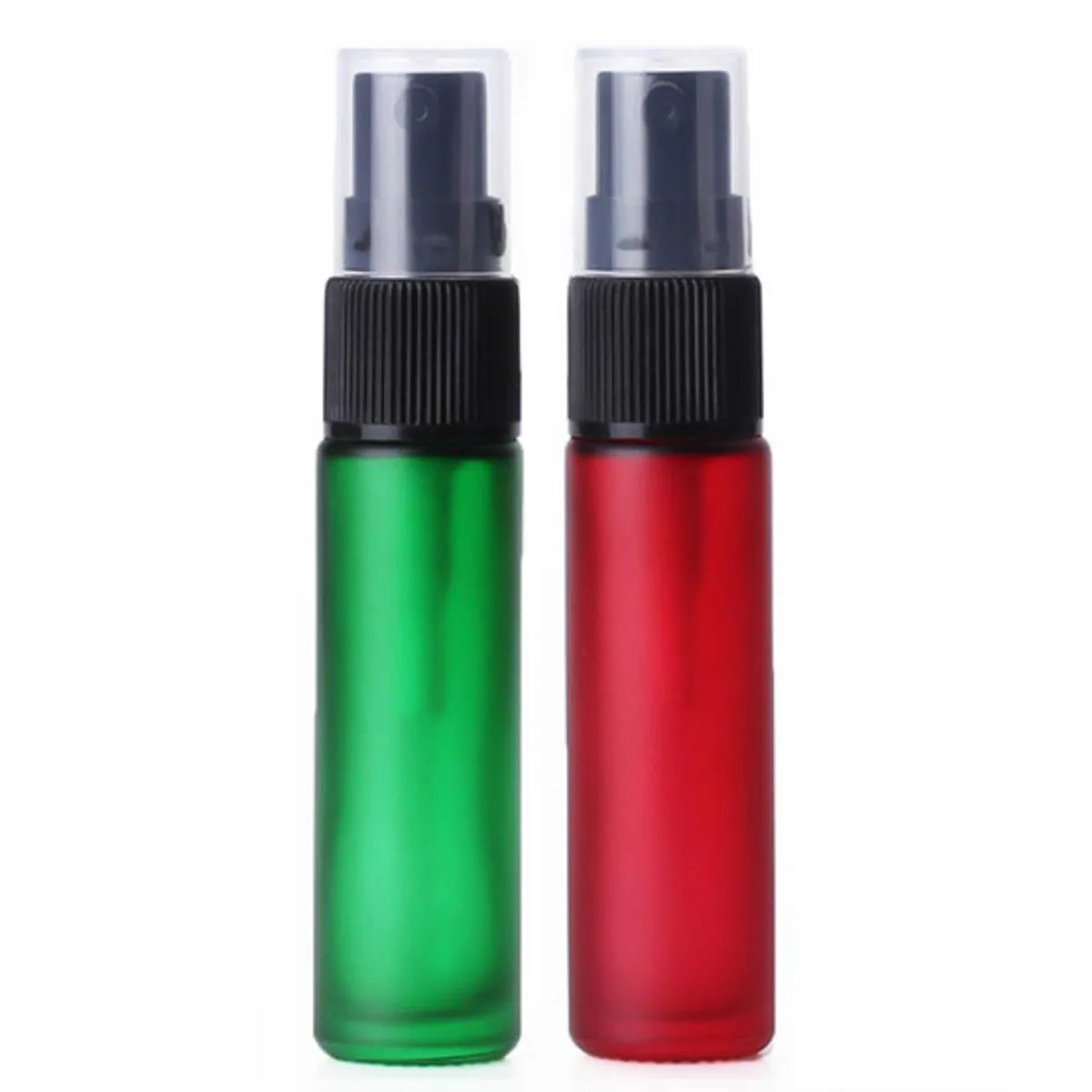 5x10x10ml tragbare nachfüllbare Parfüm matte Glasflaschen Nachfüll spray Sprüh gerät Kosmetik behälter Zerstäuber Weihnachts geschenk Reisen