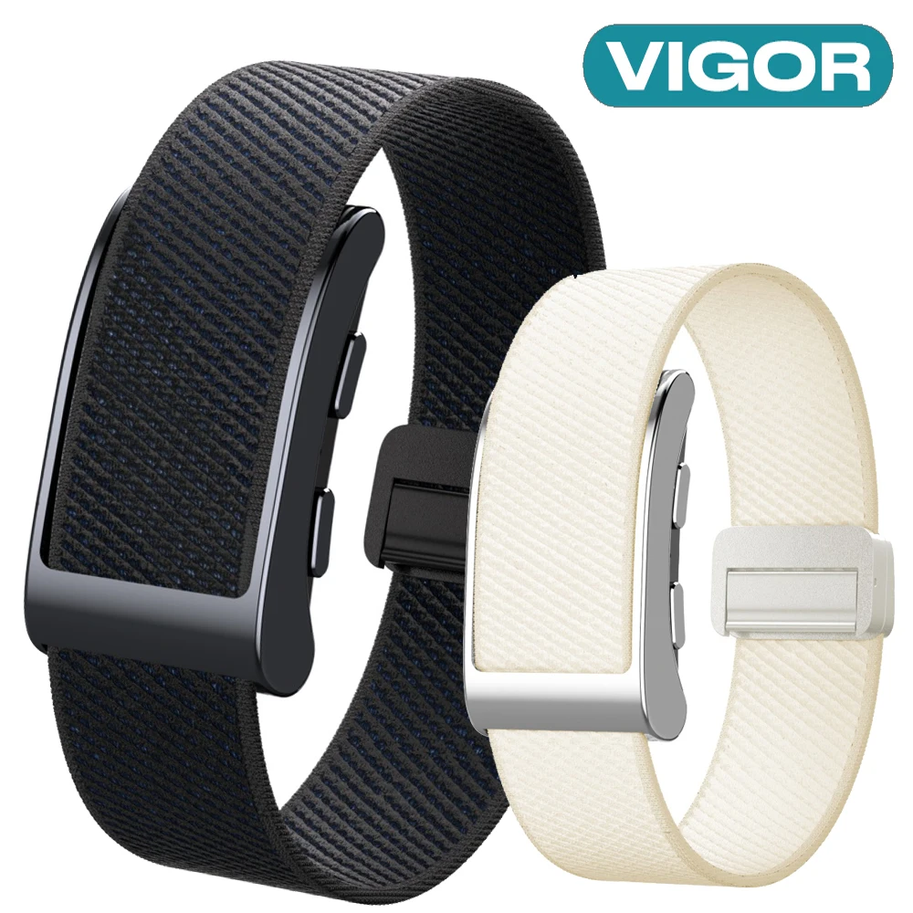 VIGOR Screen Free GPS Smart Bracelet Waterproof Fitness Health Tracker Body Temperature Fall Detection SOS Screenless Wristbands