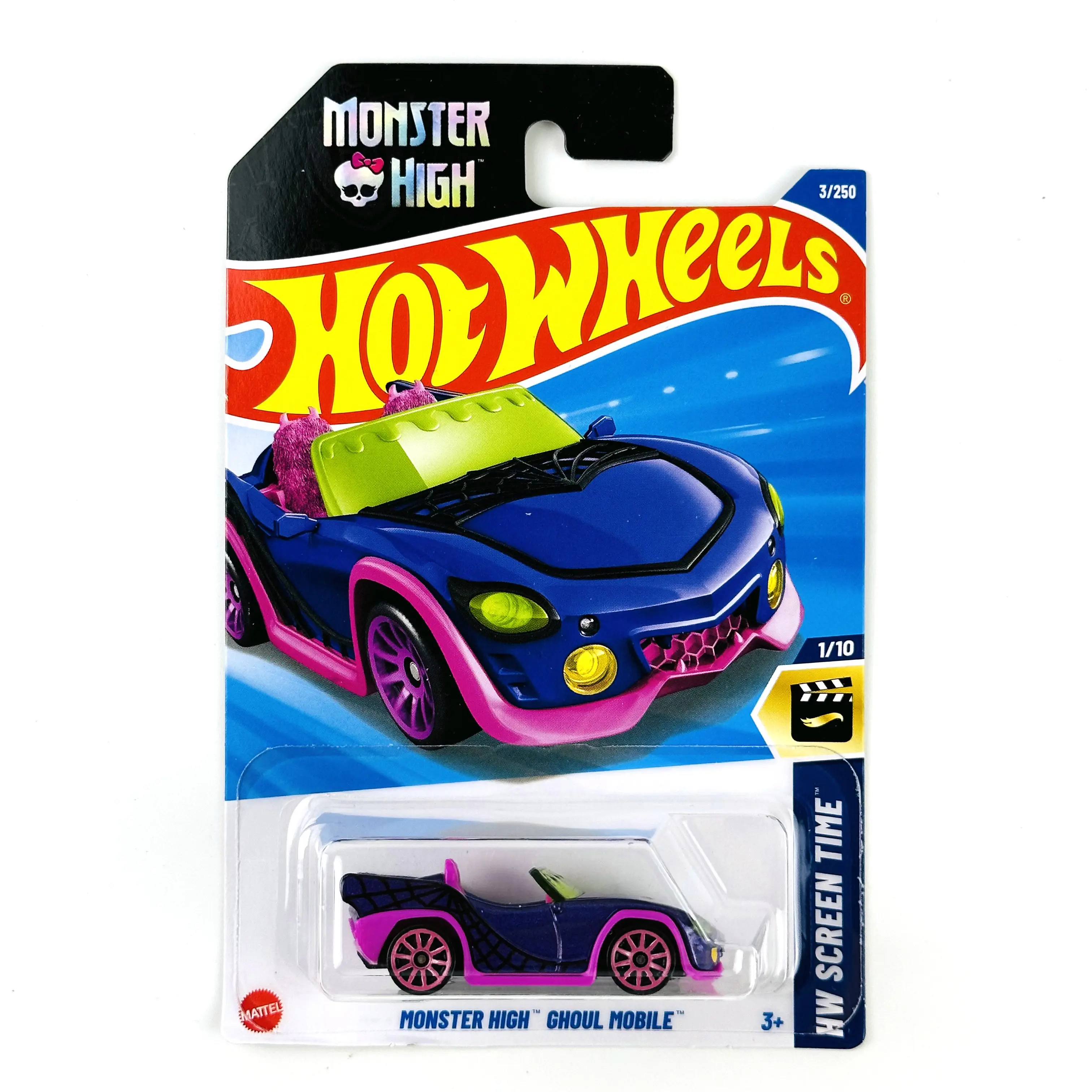 

2025-3 Hot Wheels Cars 2025A MONSTER ВЫСОКИЙ МОБИЛЬНЫЙ 1/64 Металлическая литая модель игрушечного транспортного средства