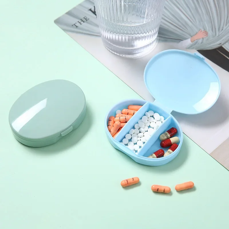 약통 Plastic Pill Box Health Care Travel Organizer Pill Cases Medicine Dispenser Storage Box Tiny Box  Таблетница Для Лекарств