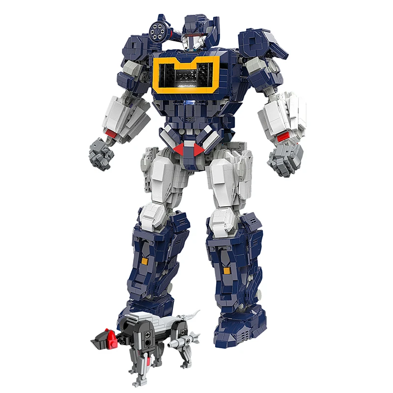 45cm 66-02 3100pcs Stacking Blocks Soundwave Transformation Action Figure Toy Model Assembled Building Blocks Gifts For Children