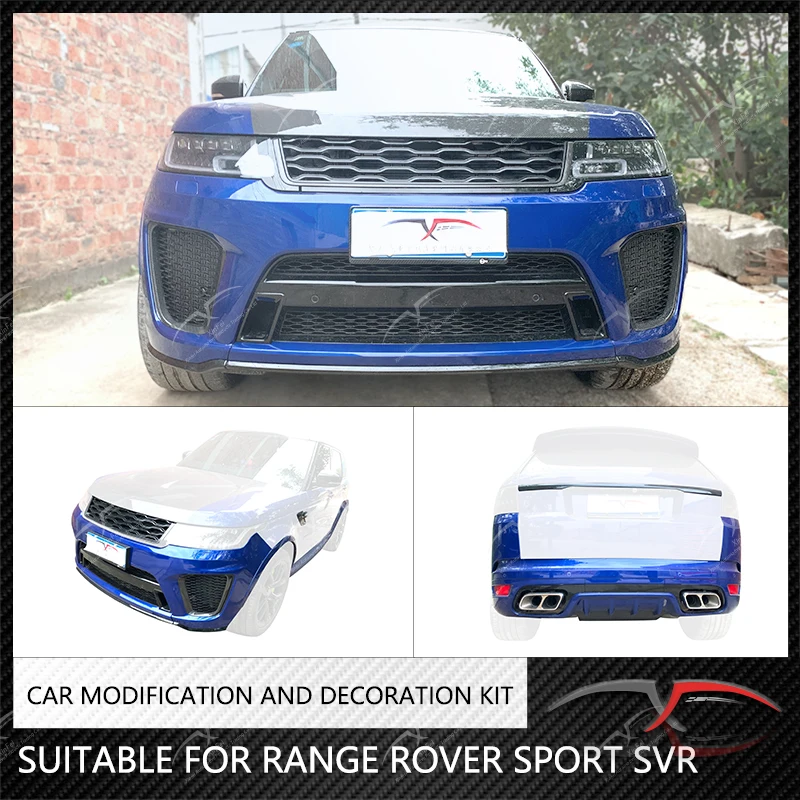 

Подходит для Land Rover Range Rover Movement 3.0 Edition, обновленный передний бампер 5,0SVR, задний бампер, боковая юбка, хвостовое крыло, глазок колеса