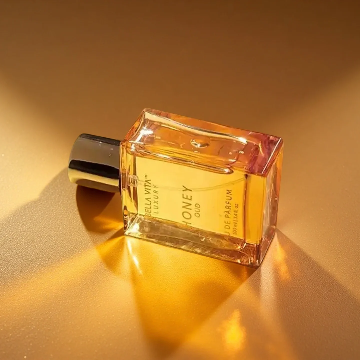 BELLAVITA HONEY OUD Neutrale Parfum - Rijke Honing-Oud Mengsel, 100ml Luxe Eau de Parfum