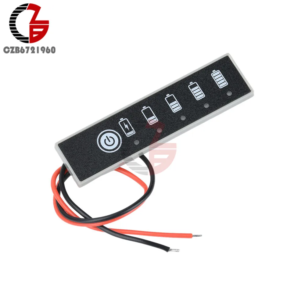 1-7S 18650 Lithium Battery Pack Power Indicator 5S 18/21V Battery Level Indicator Capacity Tester Power Percentage Display Board