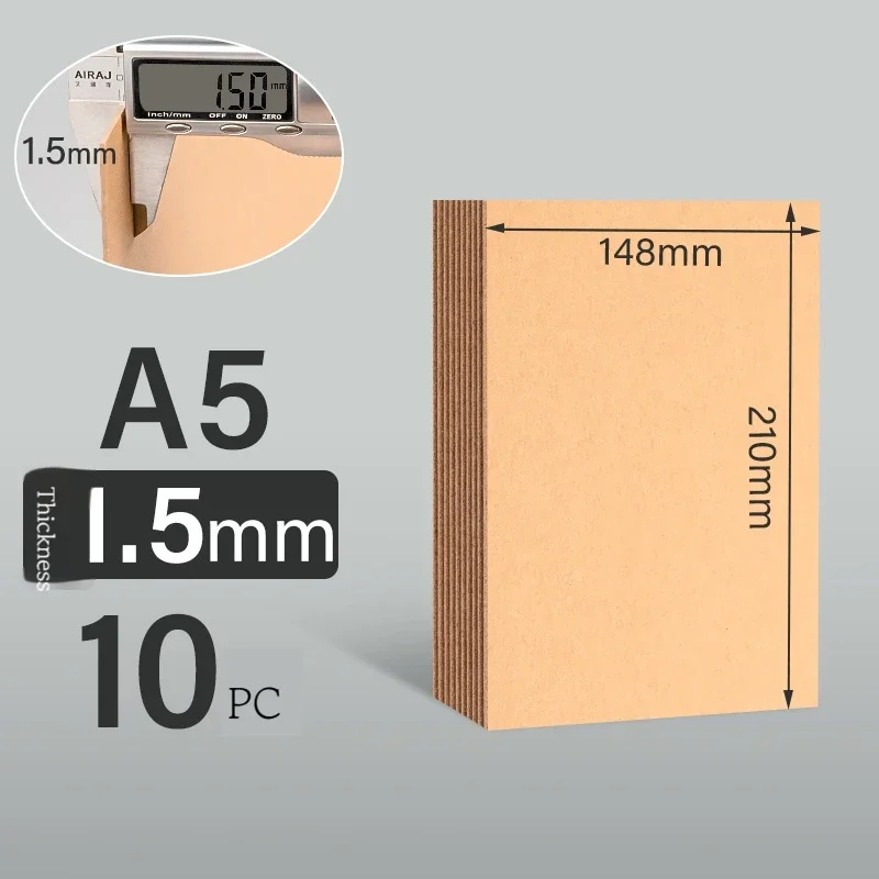 Variant: Kraft A5 1.5mm 10Pcs