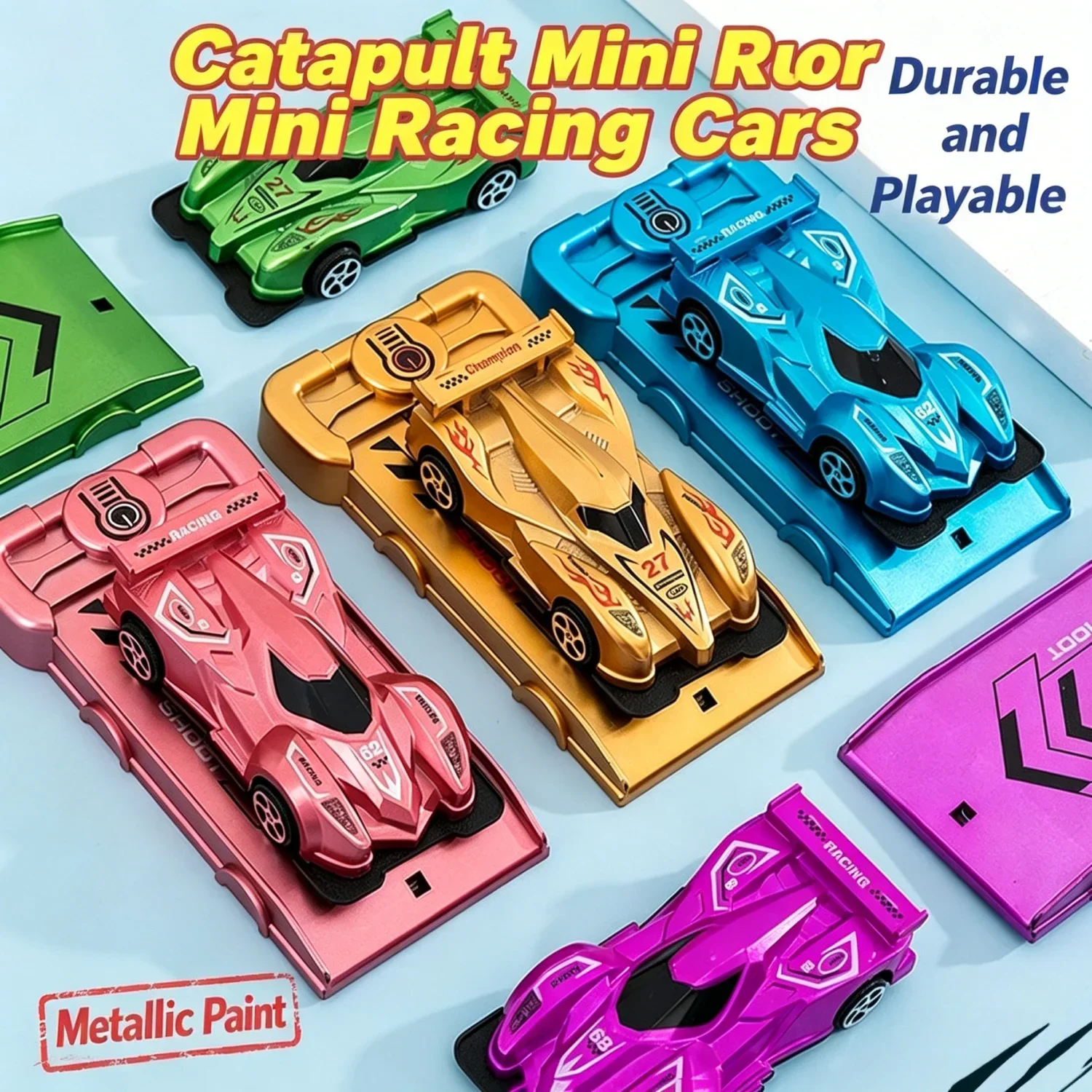 This Mini Racing Car Is So Fun Push Launch and Glide Inertia Toy Party Prize Gift