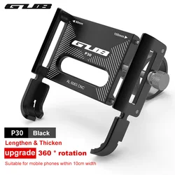 GUB-Soporte de teléfono de aluminio para bicicleta, manillar de Metal para motocicleta, ATV, Scooter, MTB, bicicleta de carretera