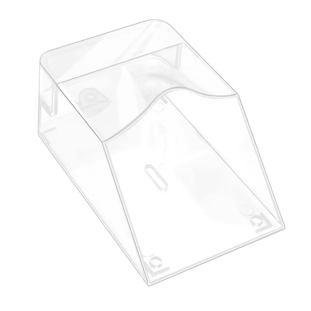 

Transparent Wireless Doorbell Rain Cover Universal Humanized Design Doorbell Waterproof Cover Tough Material PC