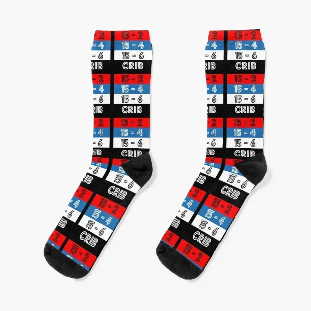 

Crib - 15-2 15-4 15-6 Red Black and Blue Socks sport designer basketball luxe Mens Socks Women's