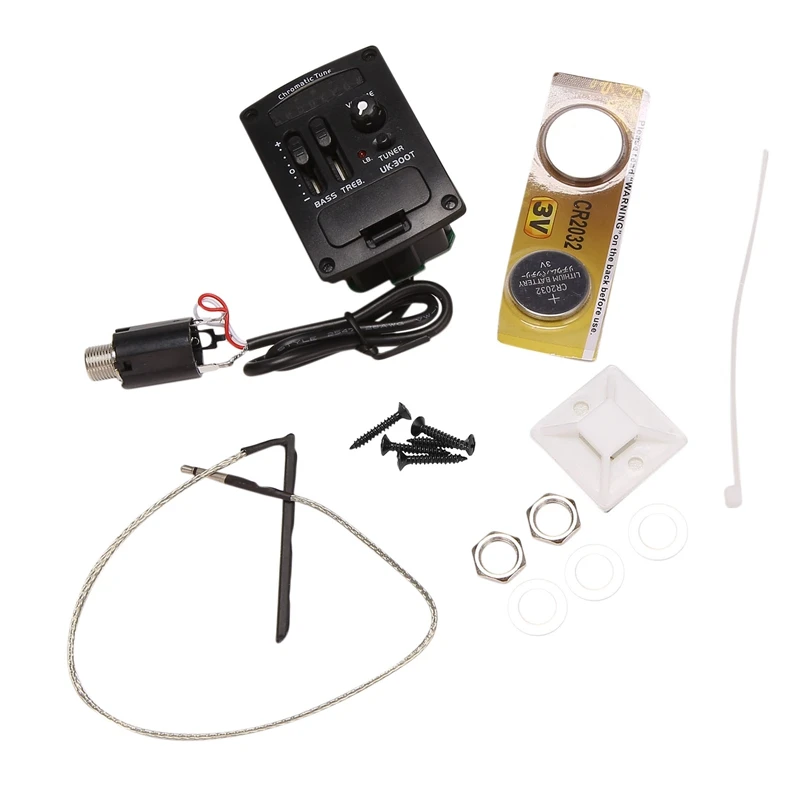 

Practical Guitar Pickup, Volume Control 2‑Band Guitar Preamp, Beginners For Ukulele Classical Guitar Professionals
