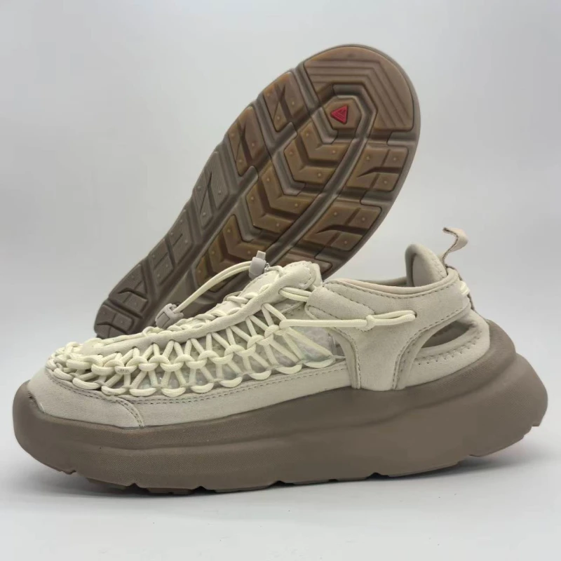

Высококачественные качественные кроссовки унисекс, удобная дышащая уличная повседневная обувь на толстой подошве, классические модные мужские и женские пляжные сандалии