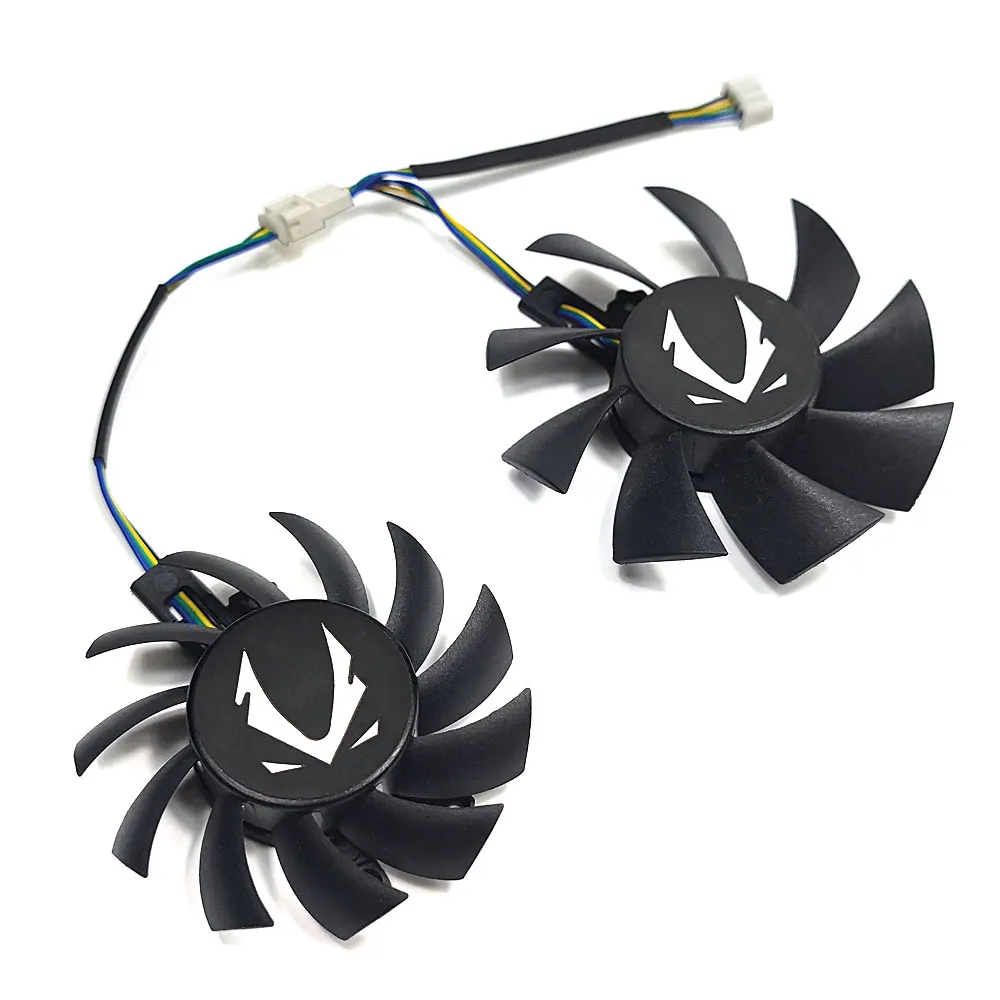 NEW 75MM/65MM CF7015M12S CF8015H12S CF1010U12S GTX 1660 GPU Fan，For ZOTAC GTX 1660 SUPER、GXT 1660Ti Graphics card cooling fan