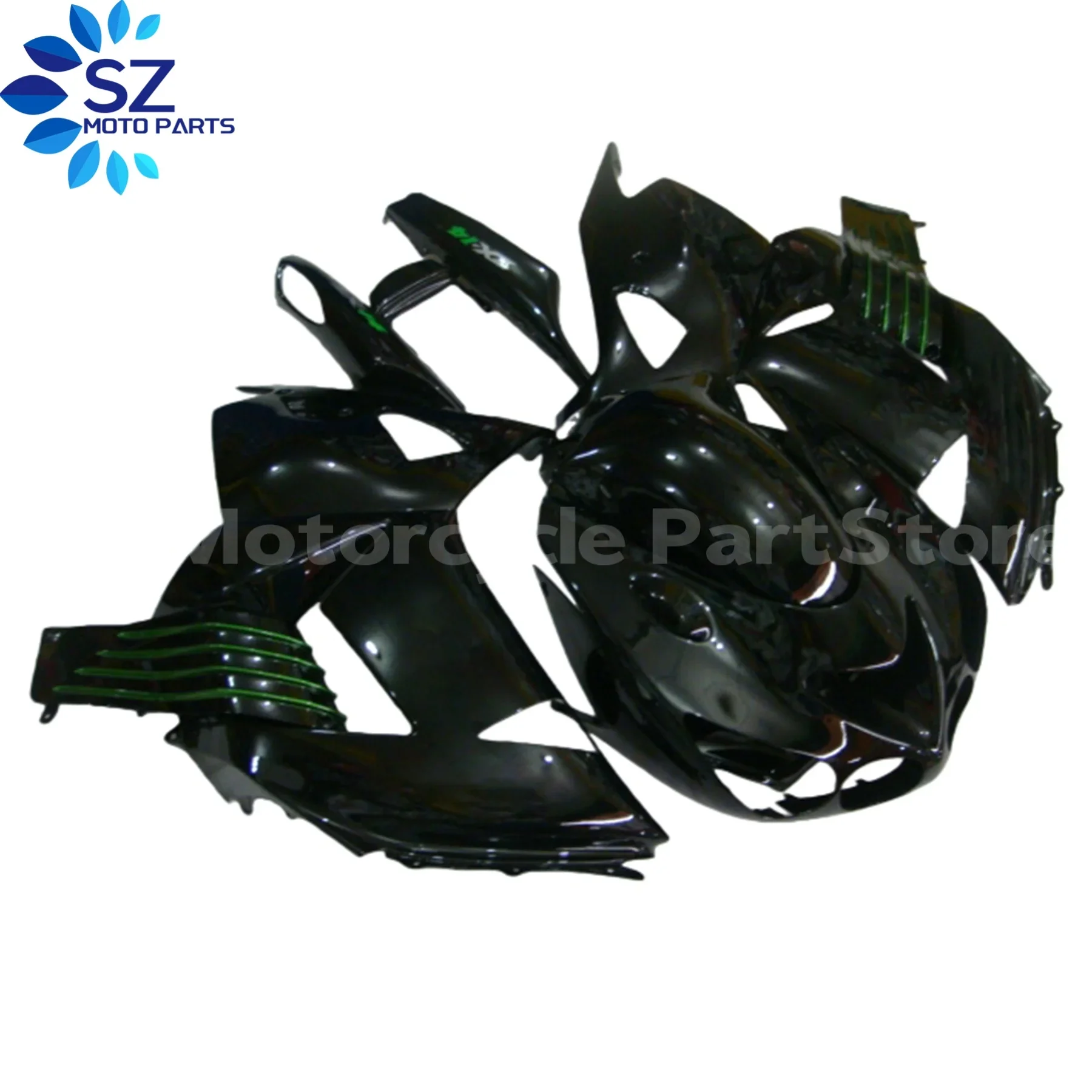 Motorcycle Fairing Kit for Kawasaki ZX14R 2006 2007 2008 2009 2010 2011 ABS Injection Molding Process Complete Panels Set