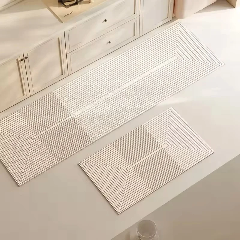 Super saugfähige Küchenbodenmatte, lange Diatomit-Küchenmatte, weiche, waschbare Teppiche, rutschfeste Badezimmer-Eingangsmatte 주방매트 – Detail 15