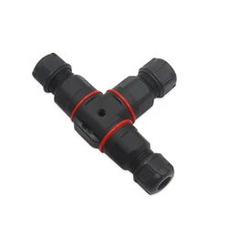 IP68 T Shape Waterproof Connector 2/3/4  Cable Wire Gland Sleeve connector quick connect For ф0-8mm Cable Outdoor Wire Connector