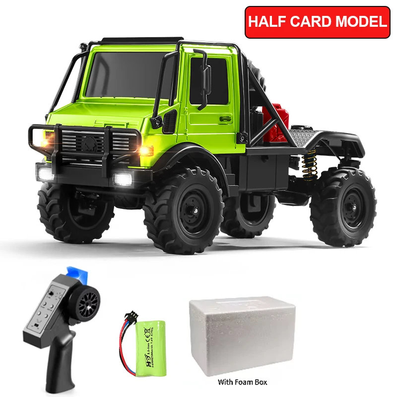 MN333 RC Auto 1/18 Halbkarte Allradantrieb Vollproportionale Drosselklappenlenkung 4WD Klettern Geländewagen Spielzeug Geschenk Junge