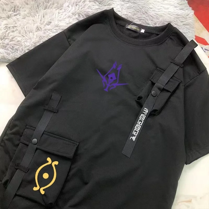 Dio originale attorno ai vestiti Senor T-shirt a maniche corte studenti e studentesse pantaloncini cargo set due yuan marea estiva