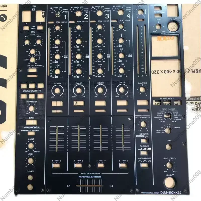 

DNB1186 DAH2830 Main Plate Panel ForPioneer DJM-700 DJM-800 DJM-900NEXUS DJM-900NXS2 Complete set of iron plates