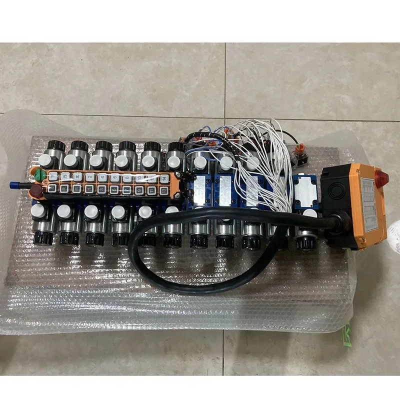 4WE6 electromagnetic directional valve excavator gripper foot pedal modification remote control modification