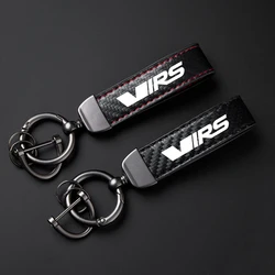 High-Grade Car PU Leather Keychain Auto For Fabia Superb Kodiaq MK1 MK2 MK3 Octavia VRS Keychain Accessories