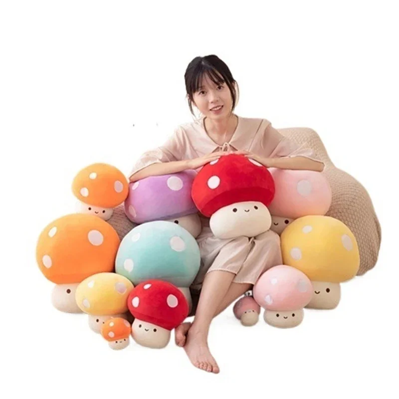 10 cm Kawaii Rode Paddestoel Pluche Pop met Witte Vlekken - Zacht Schattig Anime Paddestoel Speelgoed Decoratief Kussen Home Decor Verjaardagscadeaus