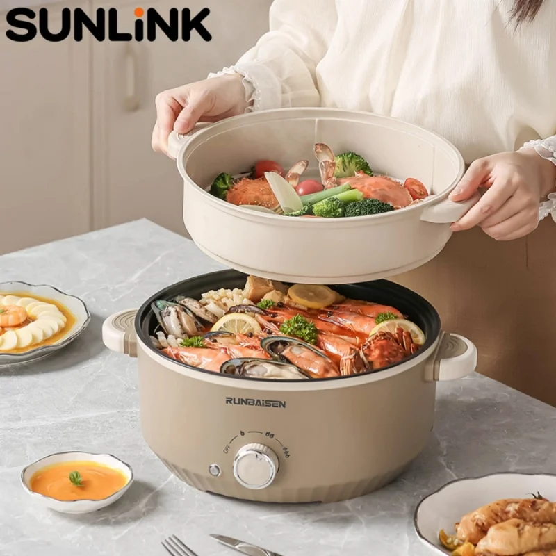 1-pz-pentola-elettrica-multifunzione-3l-46l-con-vaporiera-220v-antiaderente-per-cucina-domestica-cuoce-fuma-frigge-sottacqua