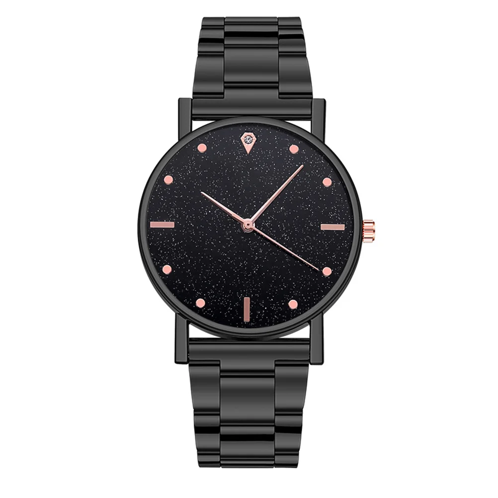 

1Pcs Lady Wristwatch Stainless Steel Band Women Watch Trendy Elegant Daily Wear Business Casual Reliable Quartz Timepiece