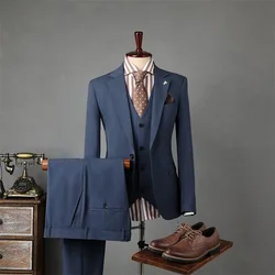 (28) Customized New Groom Suit Men's Business Professional Formal Wedding Dress