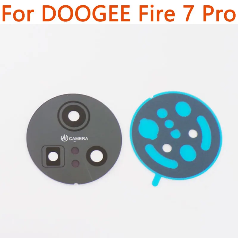 Original DOOGEE Fire 7 Pro Fire 5 Fire 5 Pro Fire 5 Ultra Rückkamera-Objektivglasabdeckung mit Klebstoff für DOOGEE Fire 7 Pro Smartphone