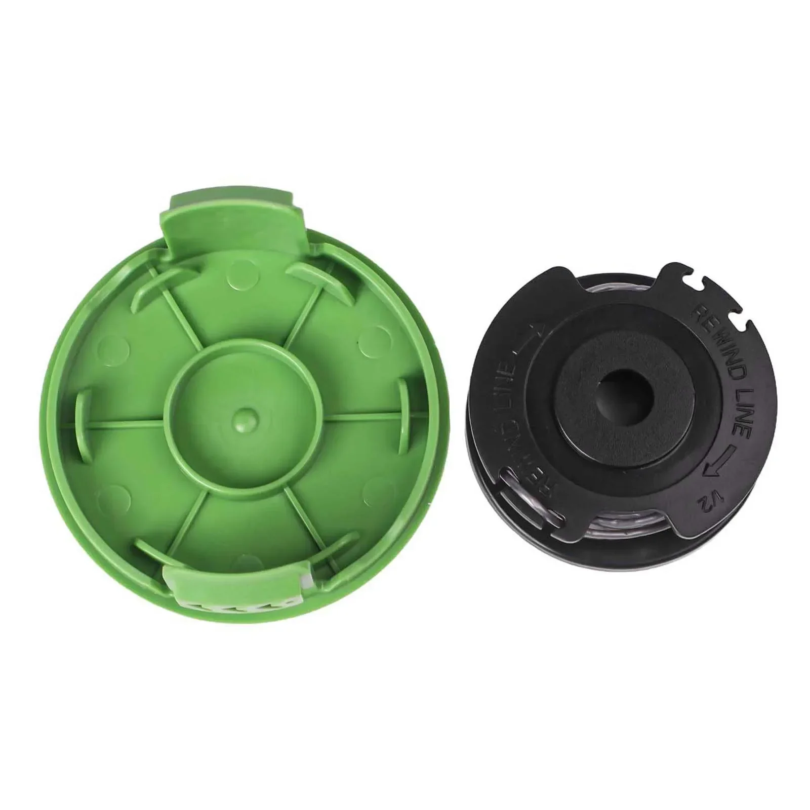 Line Spool and Cover Cap for Greenworks 21287 24V Trimmer with Aerodynamic Design for Reduced Drag and Fast Cutting
