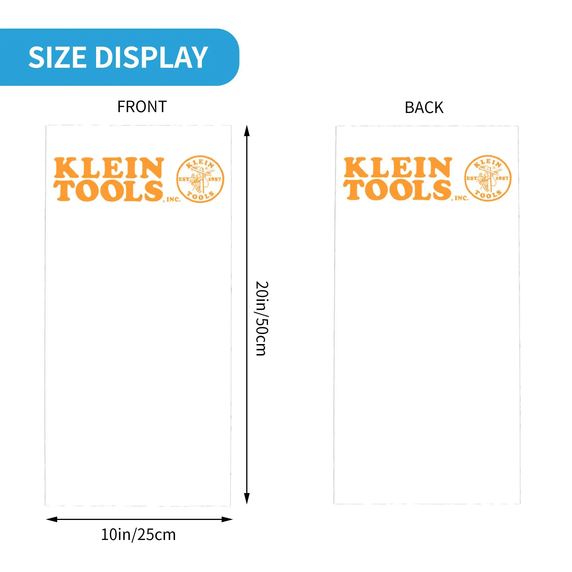 Klein Tools Est . 1857 Logo Bandana Neck Gaiter Printed Wrap Mask Scarf Warm Headband Outdoor Sports For Men Women Adult Winter