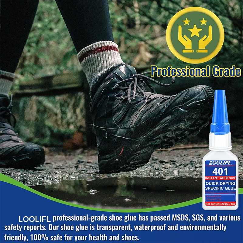 20ML-Super Glue for Shoe Repair - Heavy Duty, Ideal for Soles, Boots, Sneakers, Heels & Sandals waterproof，Do not hurt shoes