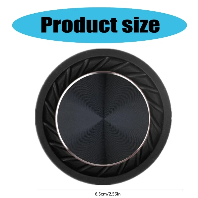 65mm Bass Speakers Passive Radiator Auxiliary Rubber Vibration Plate Subwoofer Bass Radiator Auxiliary Vibration Repair