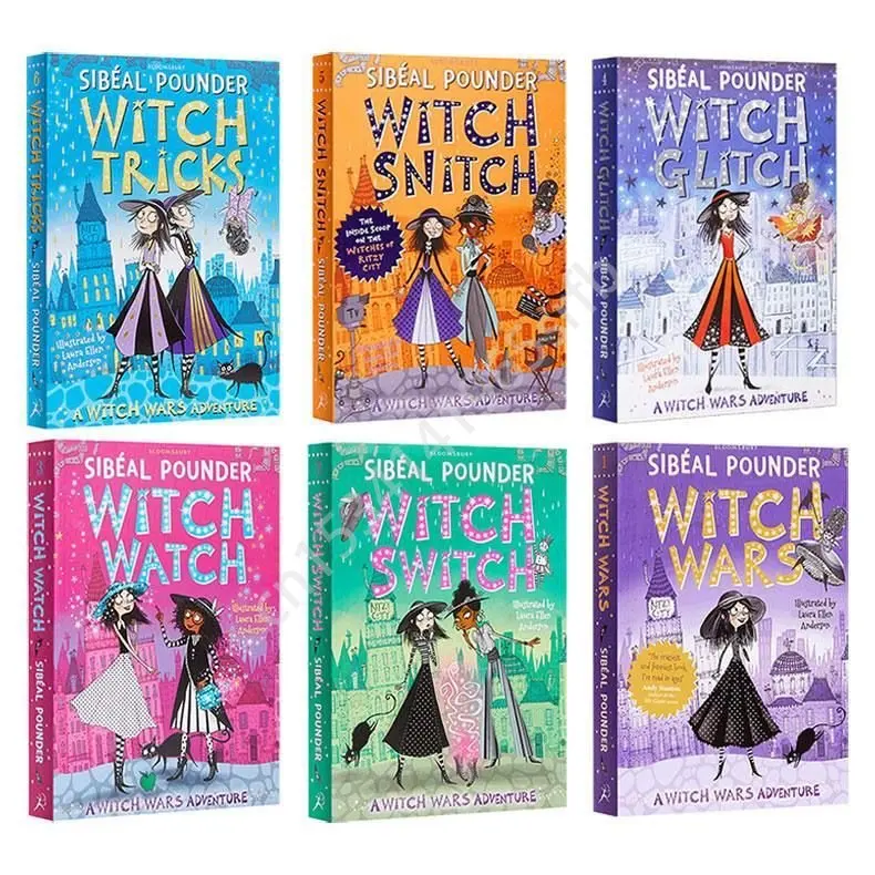 6 Volumes Witch War Series 1-6 Set Elementary Chapter Books for Kids In English Ages 8-12 Years Old Children