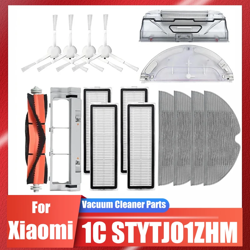 Spare Part For Xiaomi Mijia 1C / STYTJ01ZHM T1 Robot Vacuum Cleaner, Hepa Filter Main Side Brush Mop Cloth Accessories