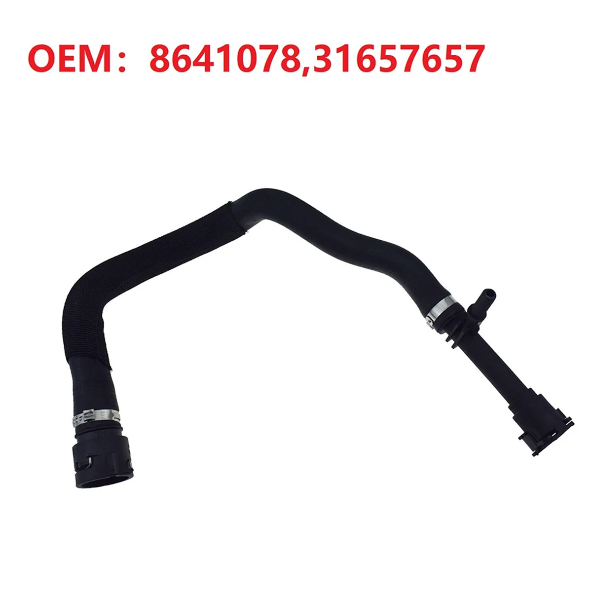 8641078 Below Water Coolant Radiator Pipe Hose for Volvo S60 S80 V60 XC60 31657657