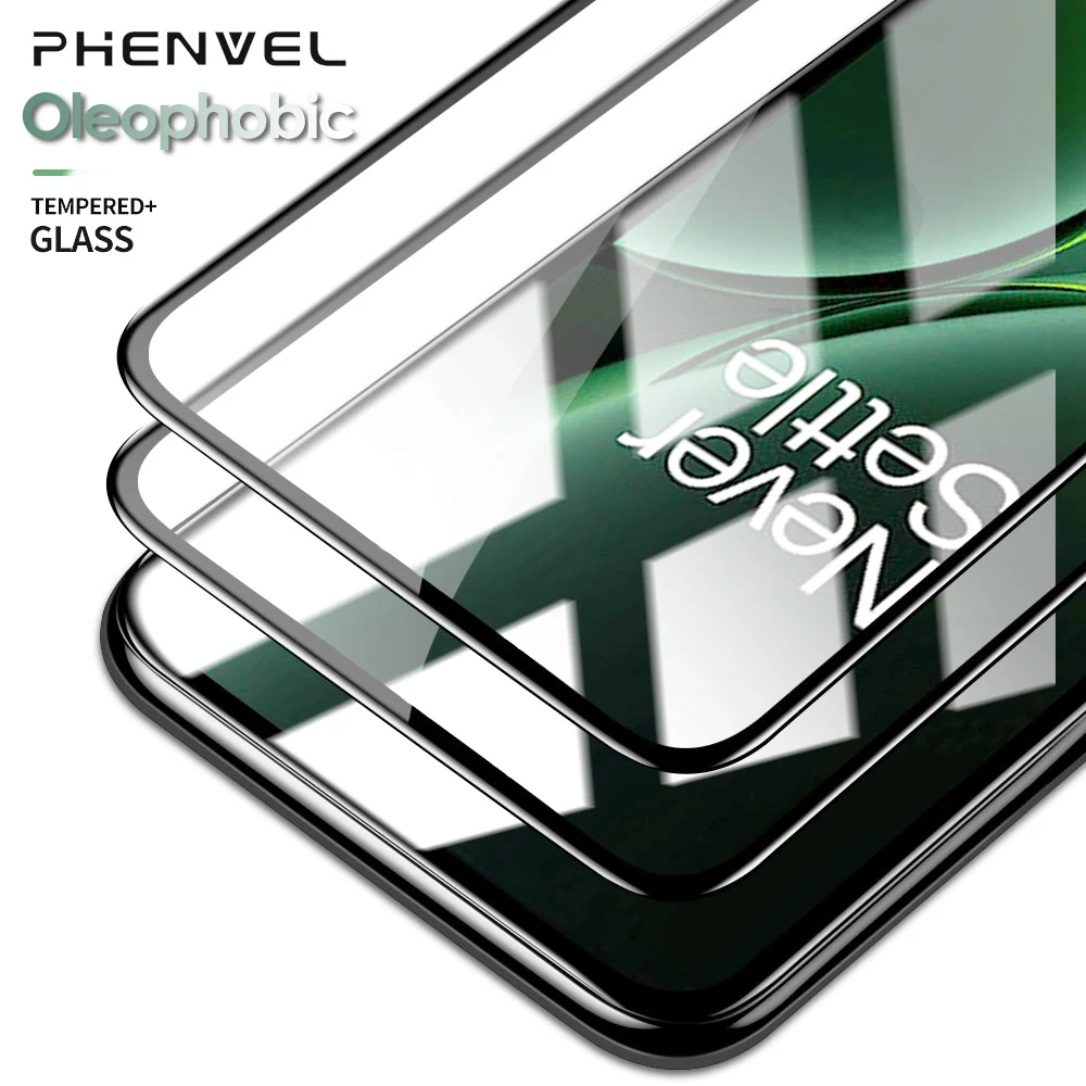 Oleophobic Protective Glass For Oneplus Nord 3 Full Cover Screen Protector For Nord CE3 Lite CE 3 Lens Tempered Glass