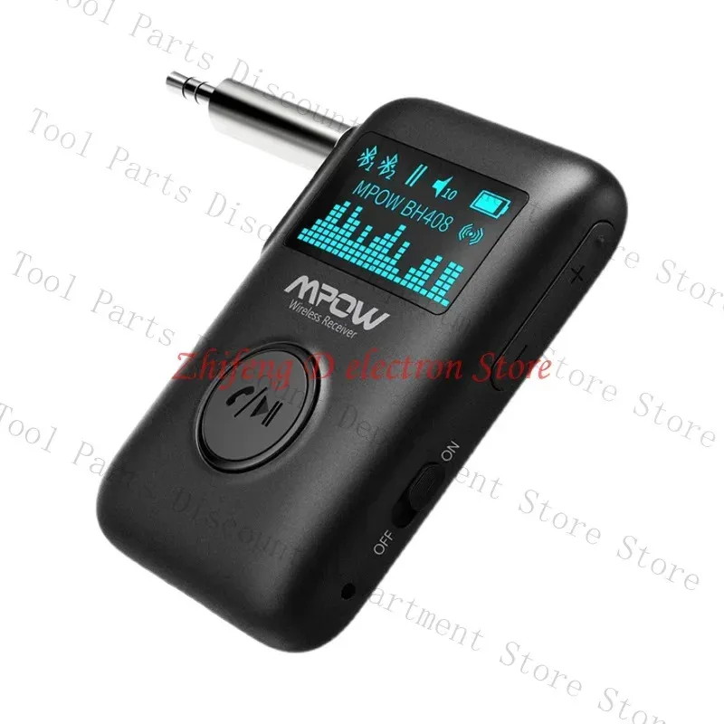 Receiver Mpow Car Aux Audio Wired To Wireless, QCC3003 Chip, Music 3D Surround Sound