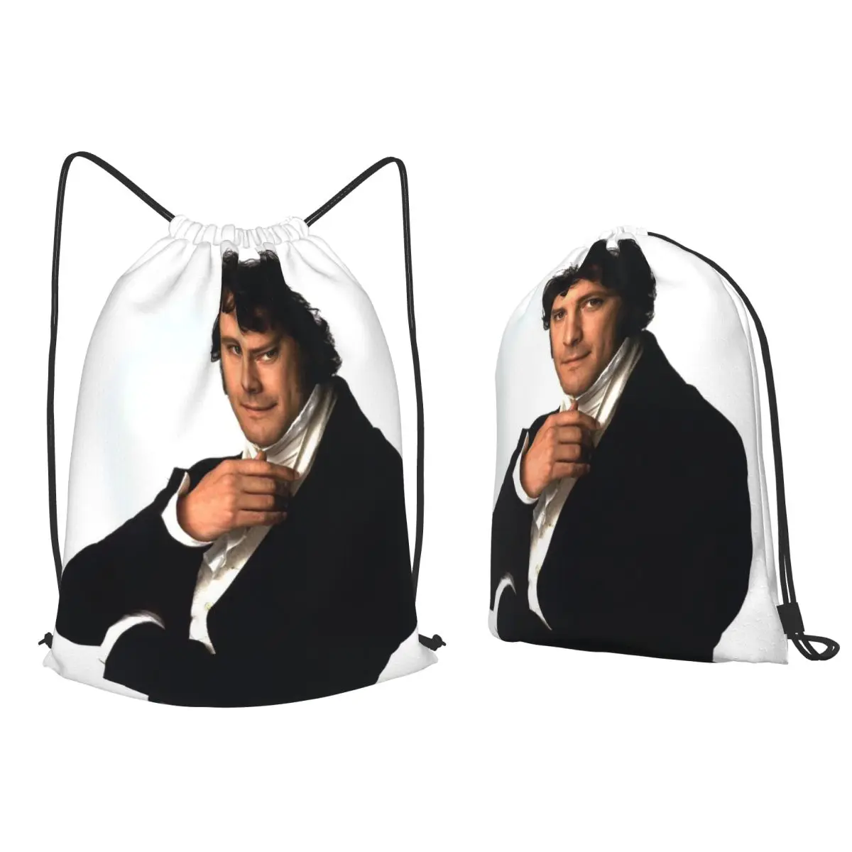 Colin Firth As Mr Darcy In Pride And Prejudice Backpacks Casual Drawstring Bags Sports Bag Book Bags for Man Woman School