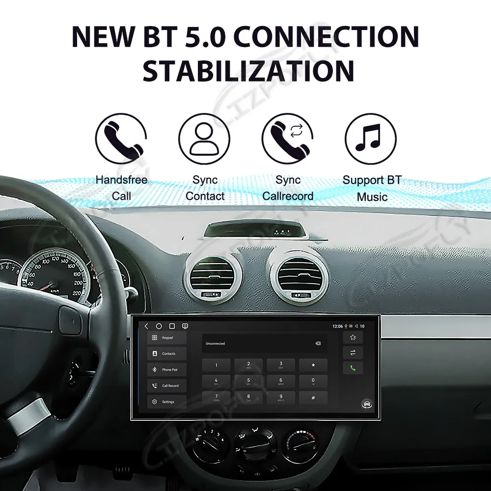 

15,8-дюймовая автомагнитола Android 15 с беспроводными Carplay и Android Auto, GPS-навигацией и сенсорным экраном для Buick Excelle HRV 2004–2008