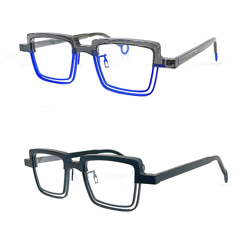 High Quality Rectangle Style Optical Glasses Classic Retro Design For Men Women Personalized Customized Prescription Lenses