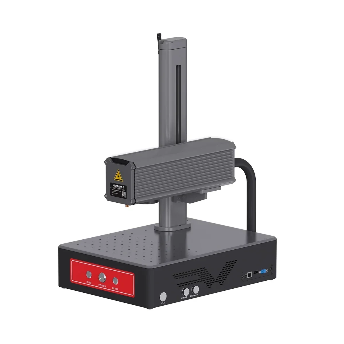 20W 30W Fiber  Printer for Plastic Metal Portable Cheap Fiber  Marking Machine