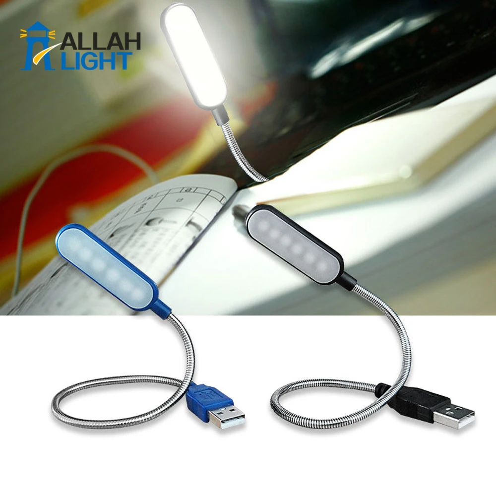 

USB LED Reading Lamp Portable Flexible USB Eye Protection Mini Night Light for Notebook Computer PC Laptops Table Desk Lamp