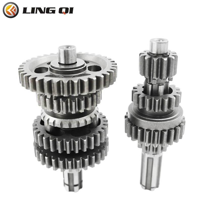 LING QI 3+1 Horizontal Reverse Engine Main And Auxiliary Shaft Gear Is Suitable For Universal Almost Motorcycle ATV  Motorcross