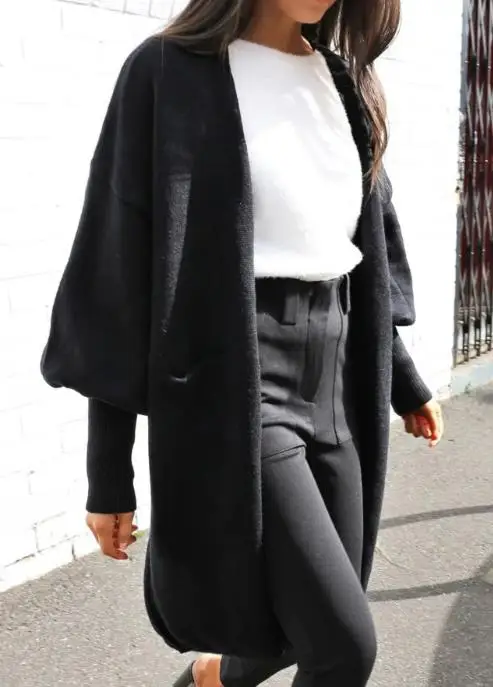 

2025 Autumn/Winter New Women's Sweater Casual Style Pocket Cardigan Loose Women's Sweater