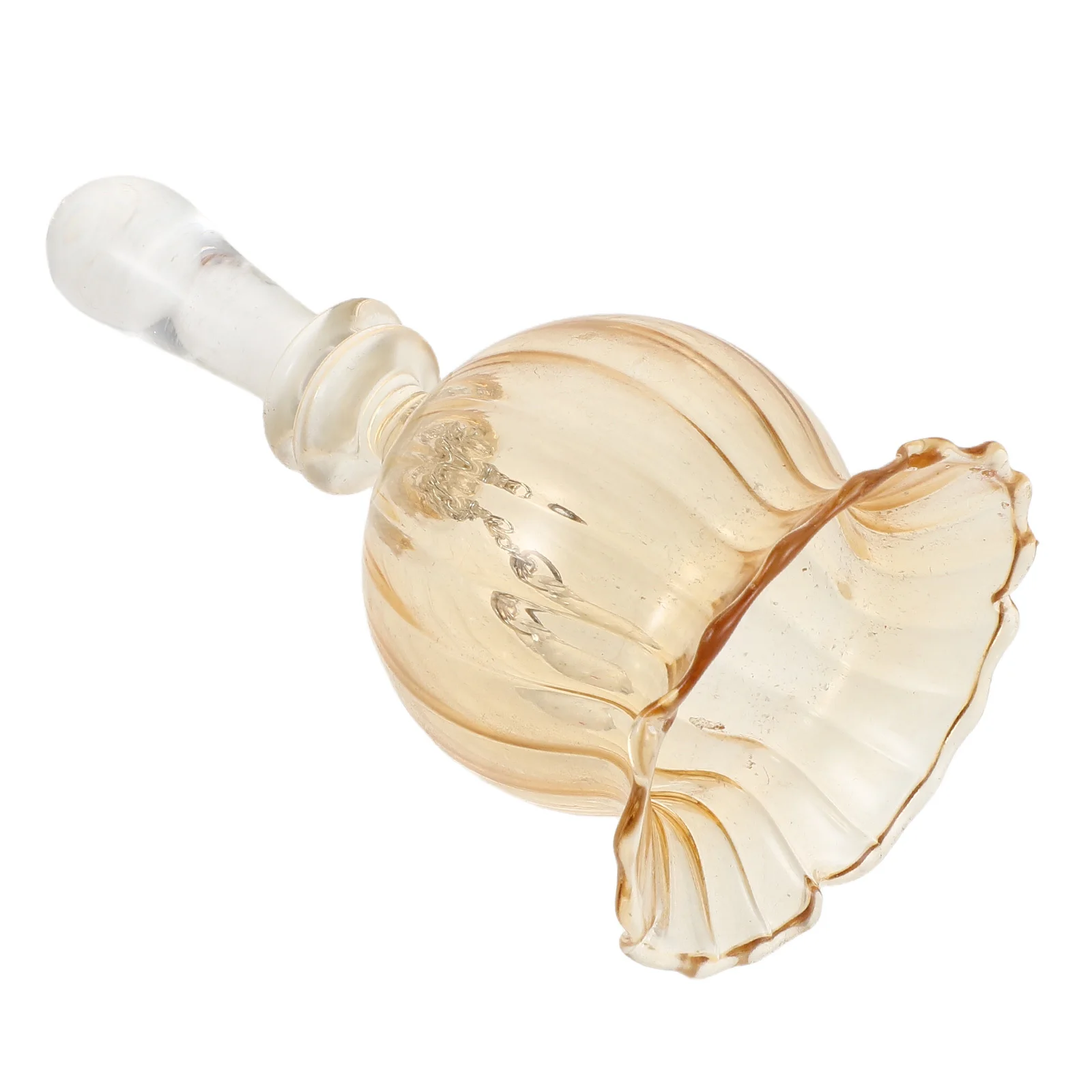 جرس زجاجي محمول باليد، كريستال شفاف عتيق، ديكور سطح الطاولة، جرس خدمة عطلة الزفاف وعيد الميلاد #2