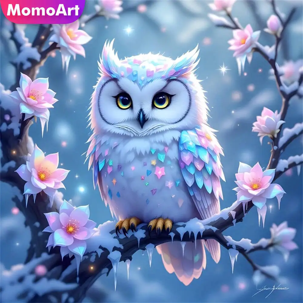 Momoart Bär Diamant Mosaik Tier voller Runde Diamant Malerei Mond Stickerei neue Ankunft handgemachte Hobby