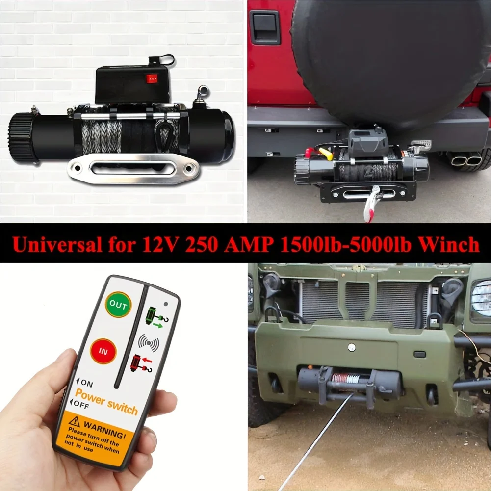 Wireless Winch Remote Control Kit Durable Easy To Mount 9V 30V