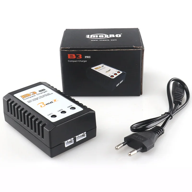 IMAX B3 PRO Lipo Battery Compact Balance Charger 7.4V/11.1V 2S 3S 110-240V Lipo Power Supply Charger EU Plug For RC Model Parts