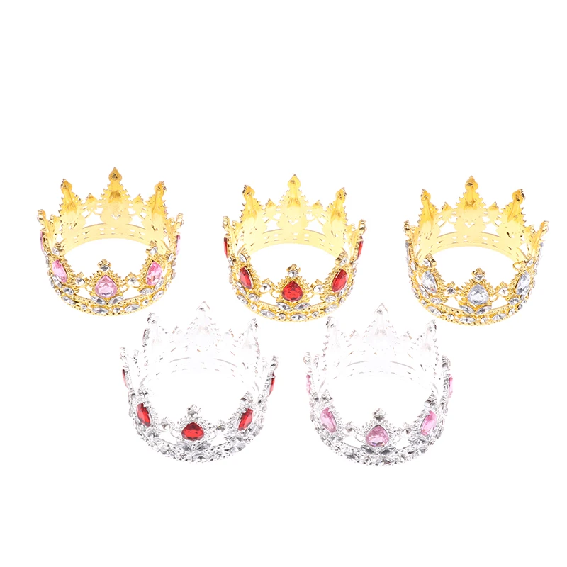 1Pc Katoenen Pop Retro Kroon Hoofddeksels Korea Poppen Katoenen Pop Kroon Voor Babypop Jurk Mode Pop Accessoires